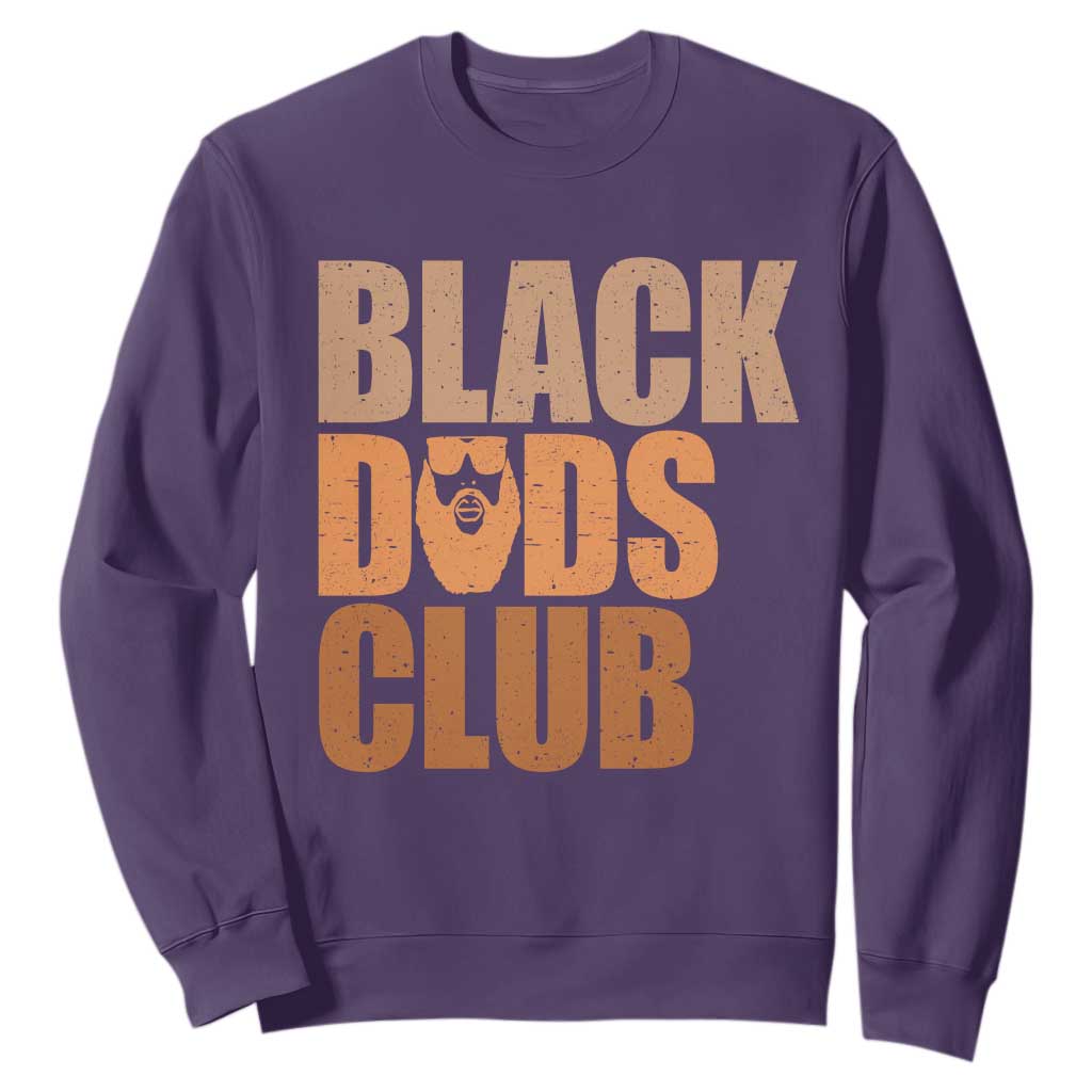 Black Dads Club Sweatshirt African American Fathers Day Gift