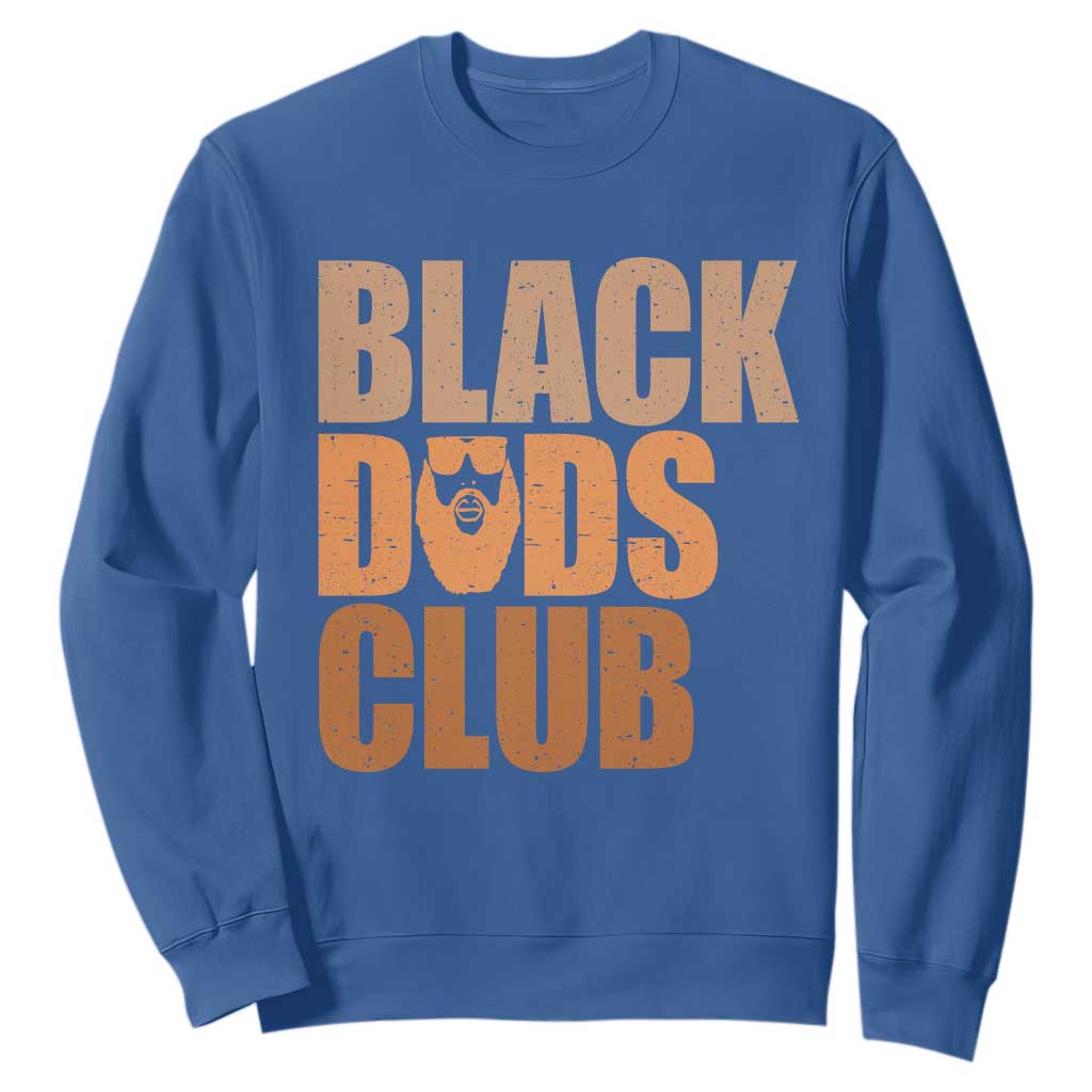 Black Dads Club Sweatshirt African American Fathers Day Gift