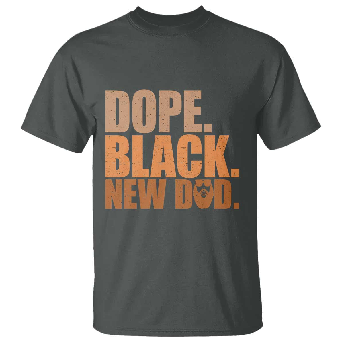 Proud Black New Dad T Shirt African American Fathers Day Gift