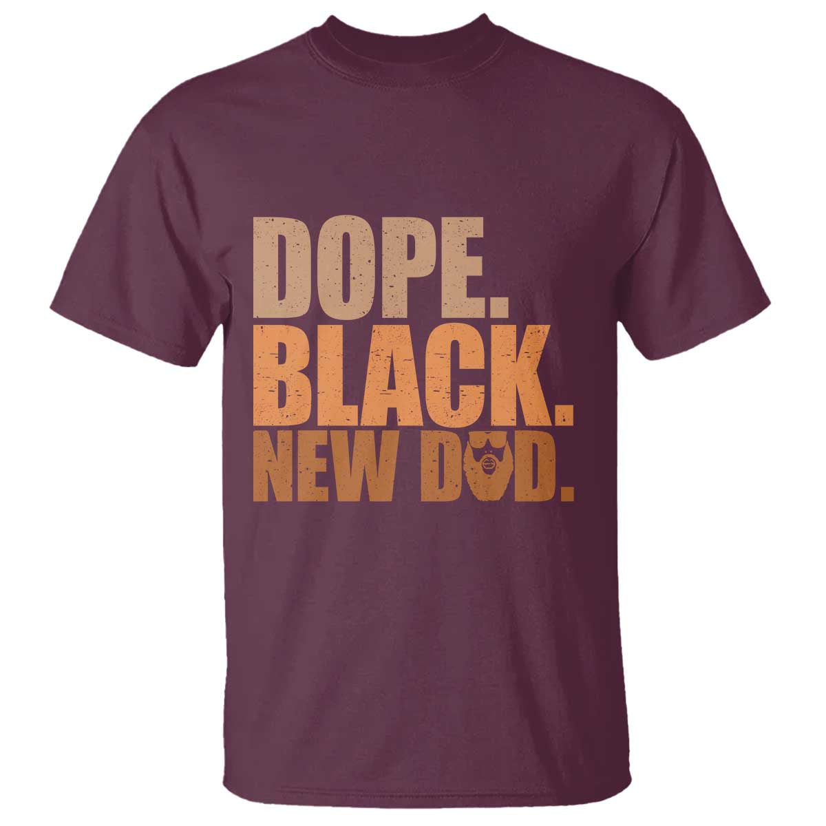 Proud Black New Dad T Shirt African American Fathers Day Gift