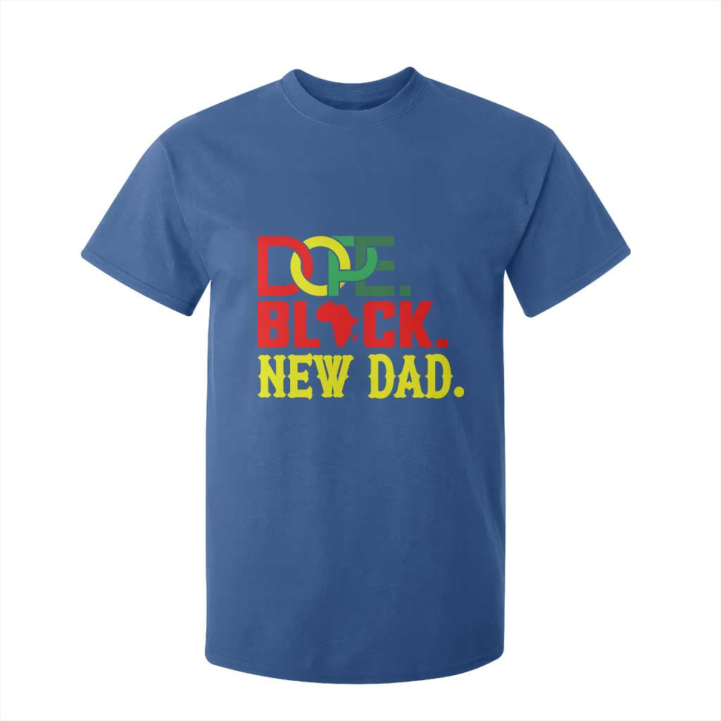 First Father's Day African American Dad T Shirt For Kid New Dad Gift