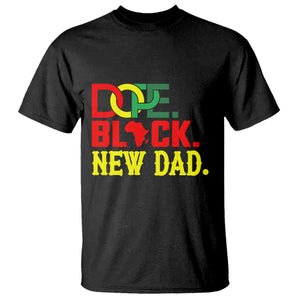 First Father's Day African American Dad T Shirt New Dad Gift