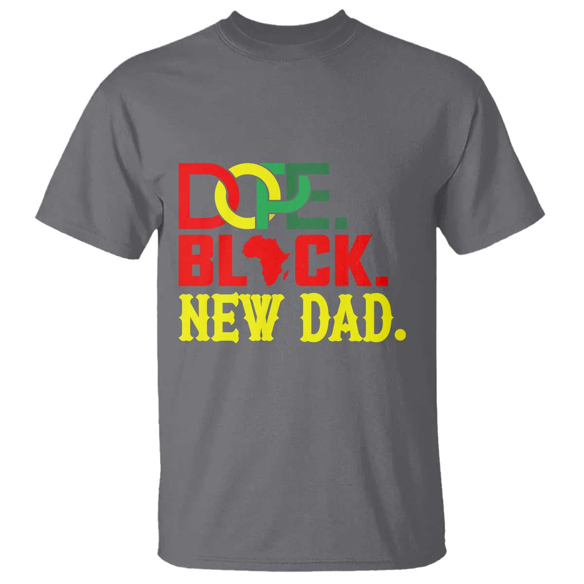 First Father's Day African American Dad T Shirt New Dad Gift