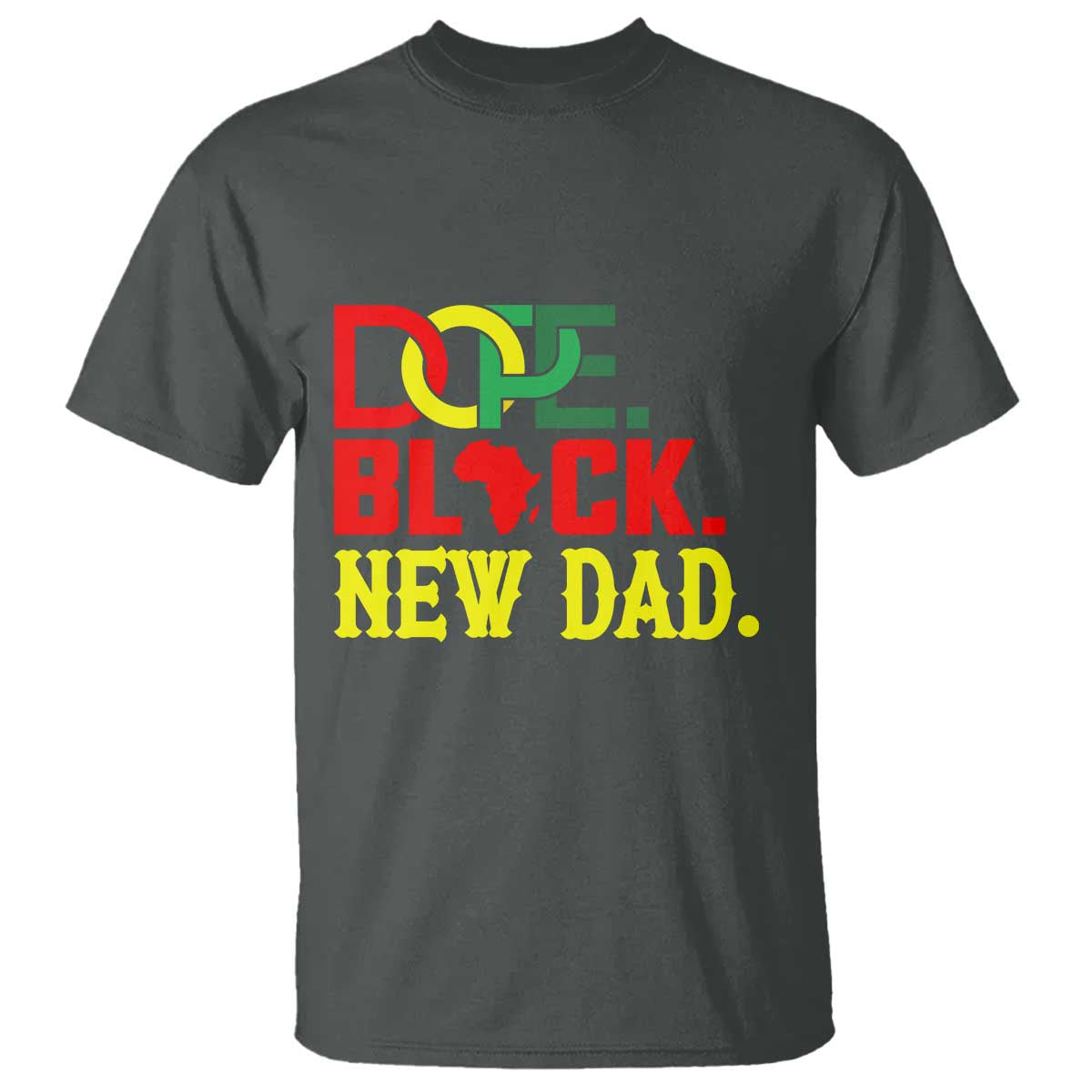 First Father's Day African American Dad T Shirt New Dad Gift