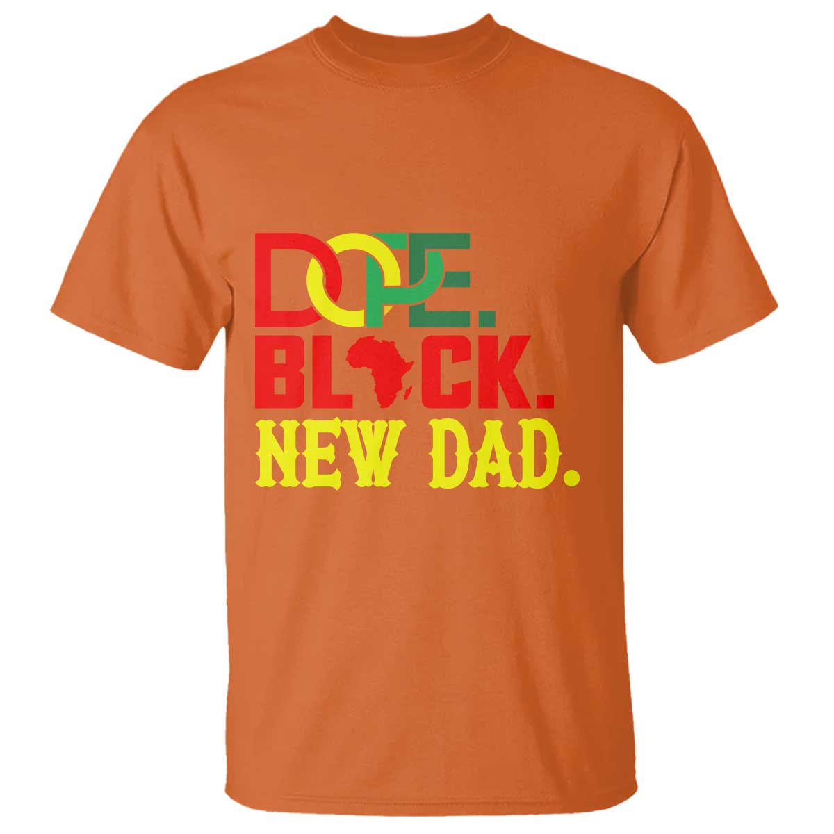 First Father's Day African American Dad T Shirt New Dad Gift