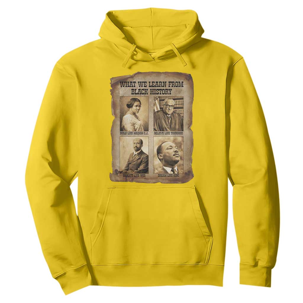 What We Learn From Black History Hoodie Iconic African American Figures - African Pride