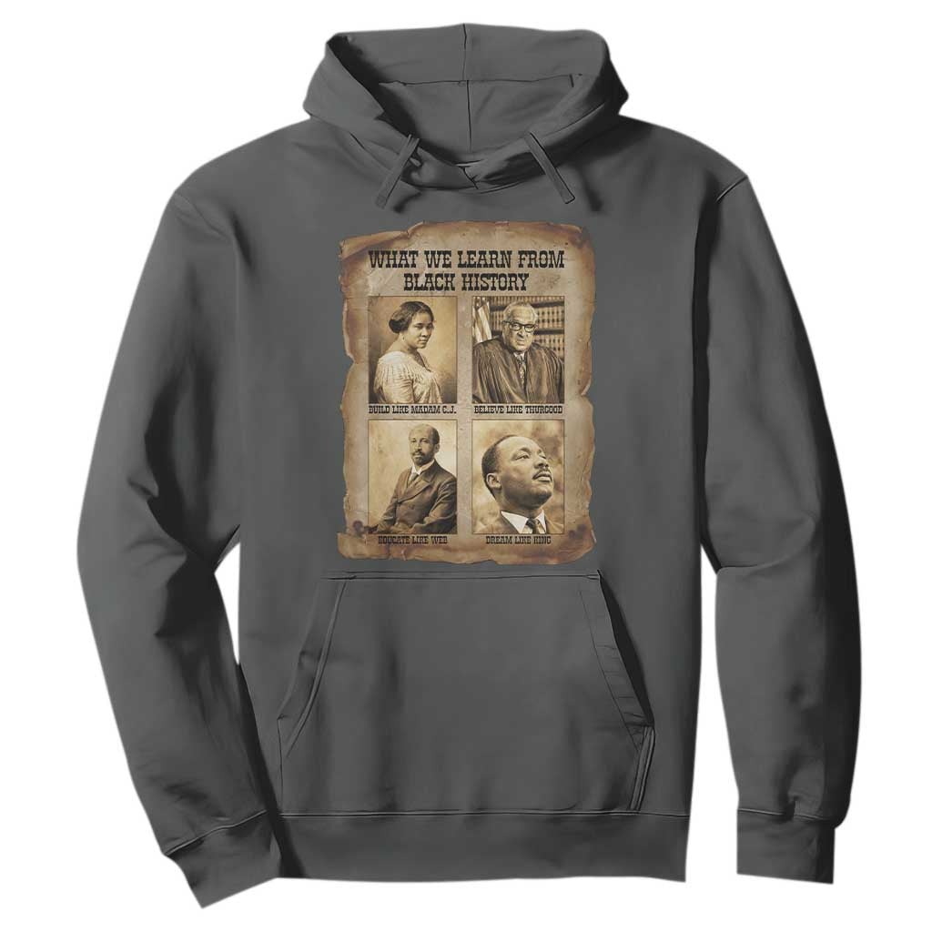What We Learn From Black History Hoodie Iconic African American Figures - African Pride