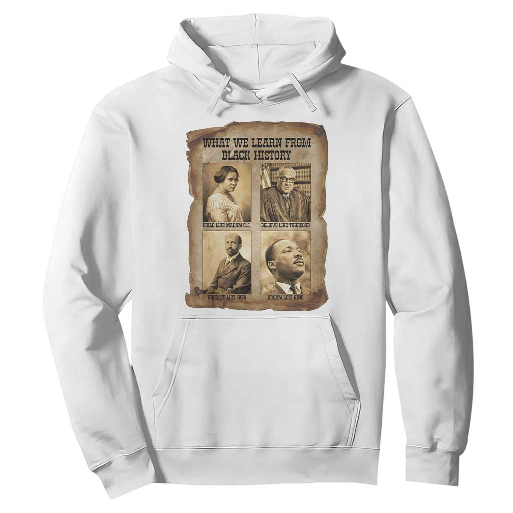 What We Learn From Black History Hoodie Iconic African American Figures - African Pride