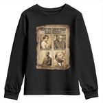 What We Learn From Black History Youth Sweatshirt Iconic African American Figures - African Pride