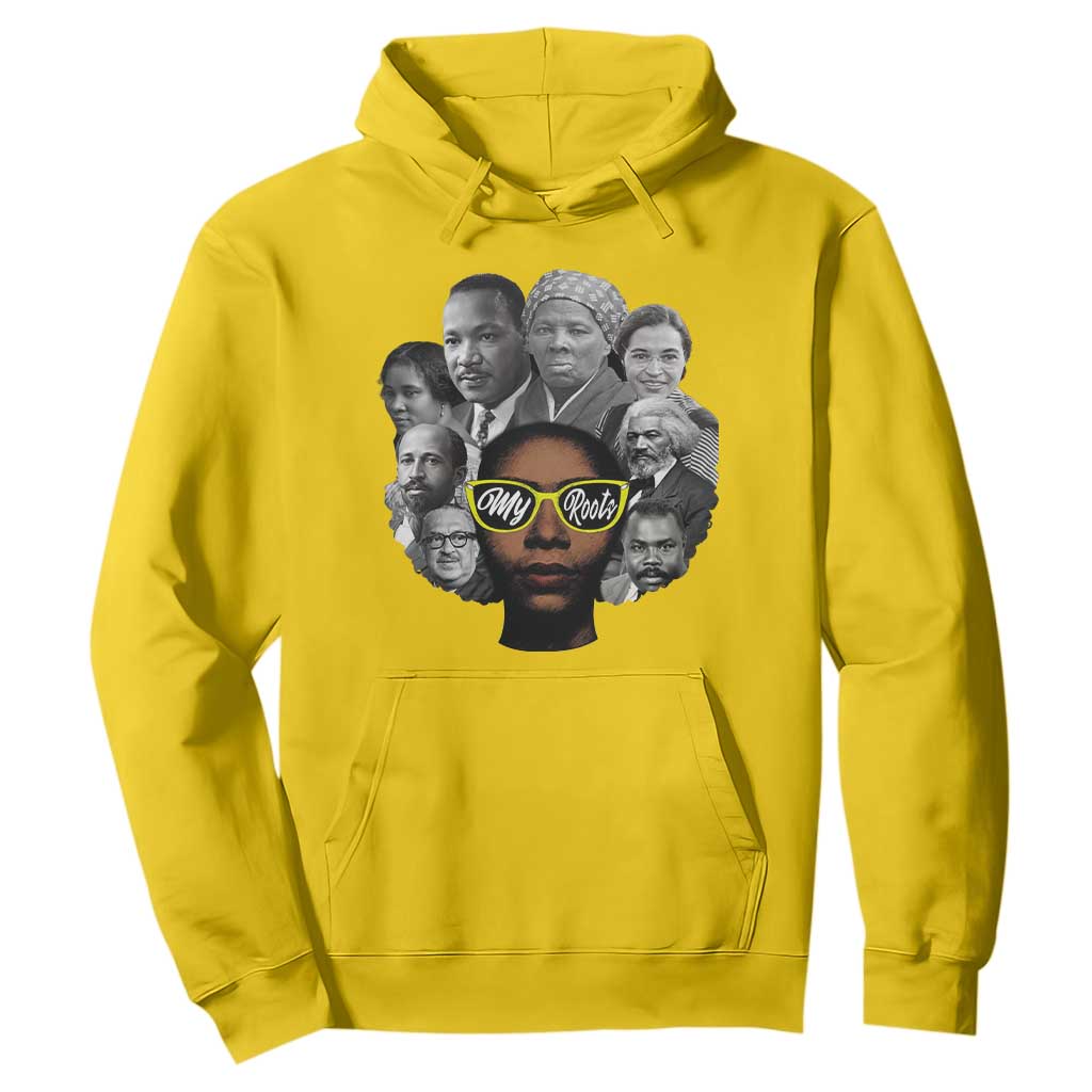 My Roots Black History Leaders Hoodie African American Heritage - African Pride