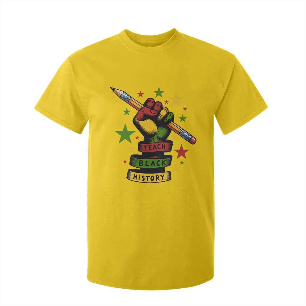 Teach Black History Education Pride T Shirt For Kid Black History Month - African Pride