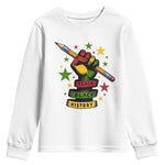 Teach Black History Education Pride Youth Sweatshirt Black History Month - African Pride