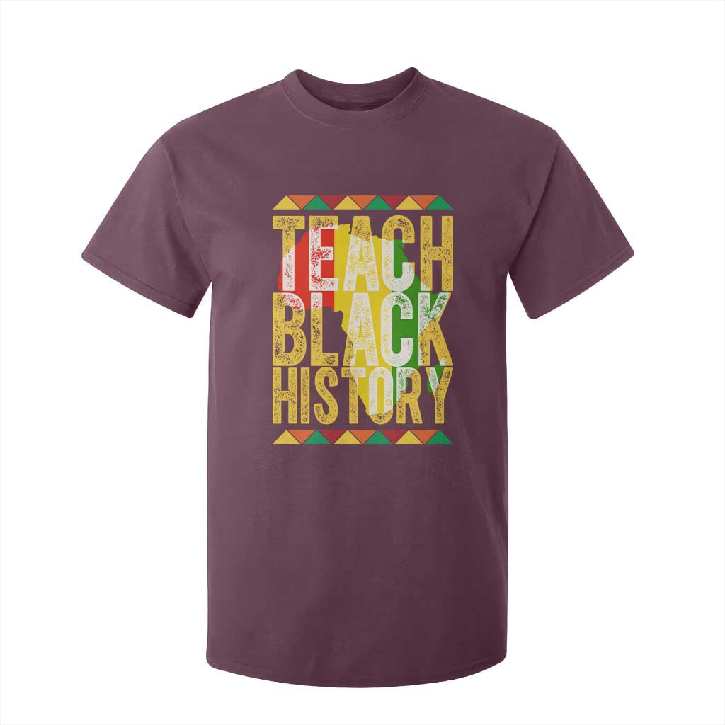 Teach Black History T Shirt For Kid Black History Month Gift For Teachers - African Pride