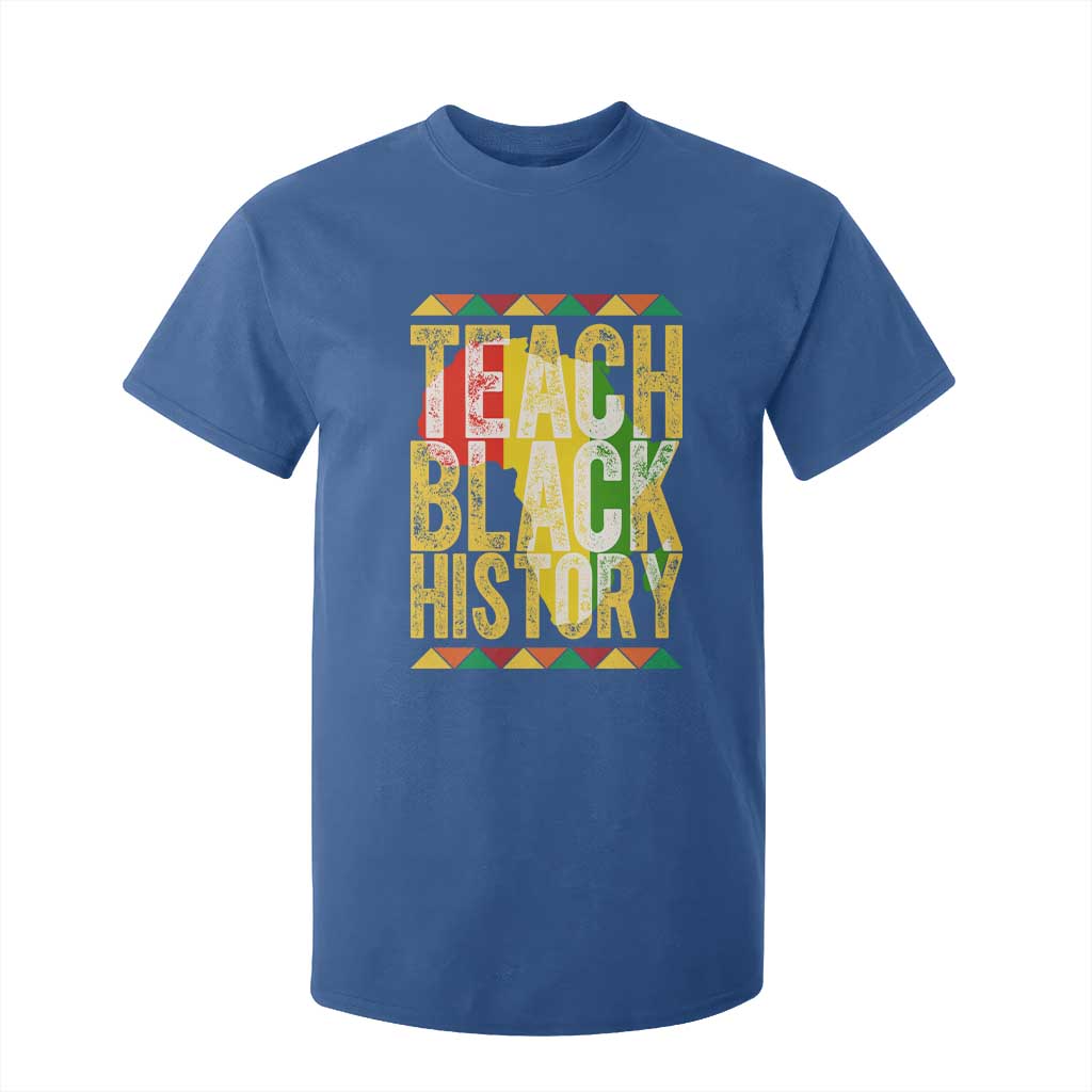 Teach Black History T Shirt For Kid Black History Month Gift For Teachers - African Pride