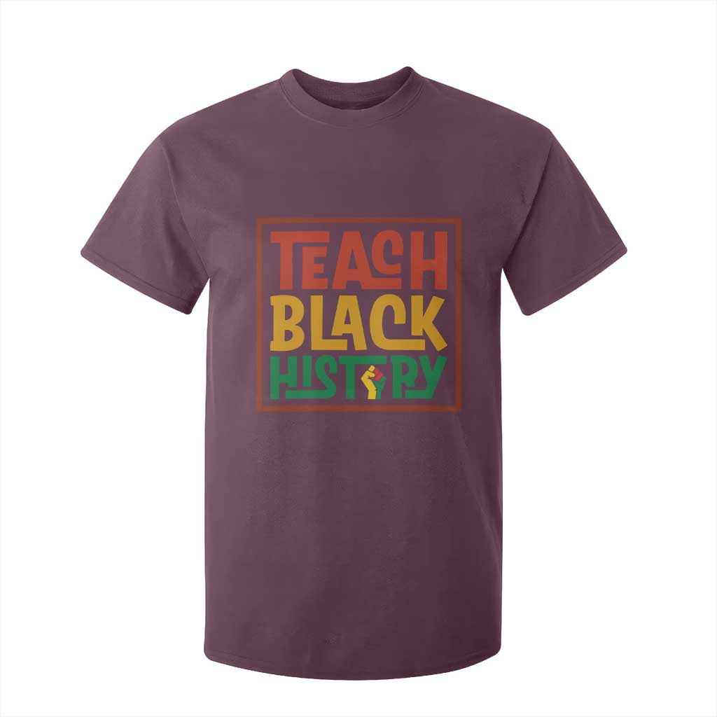 Black History Month Gift T Shirt For Kid Teach Black History Empowerment - African Pride