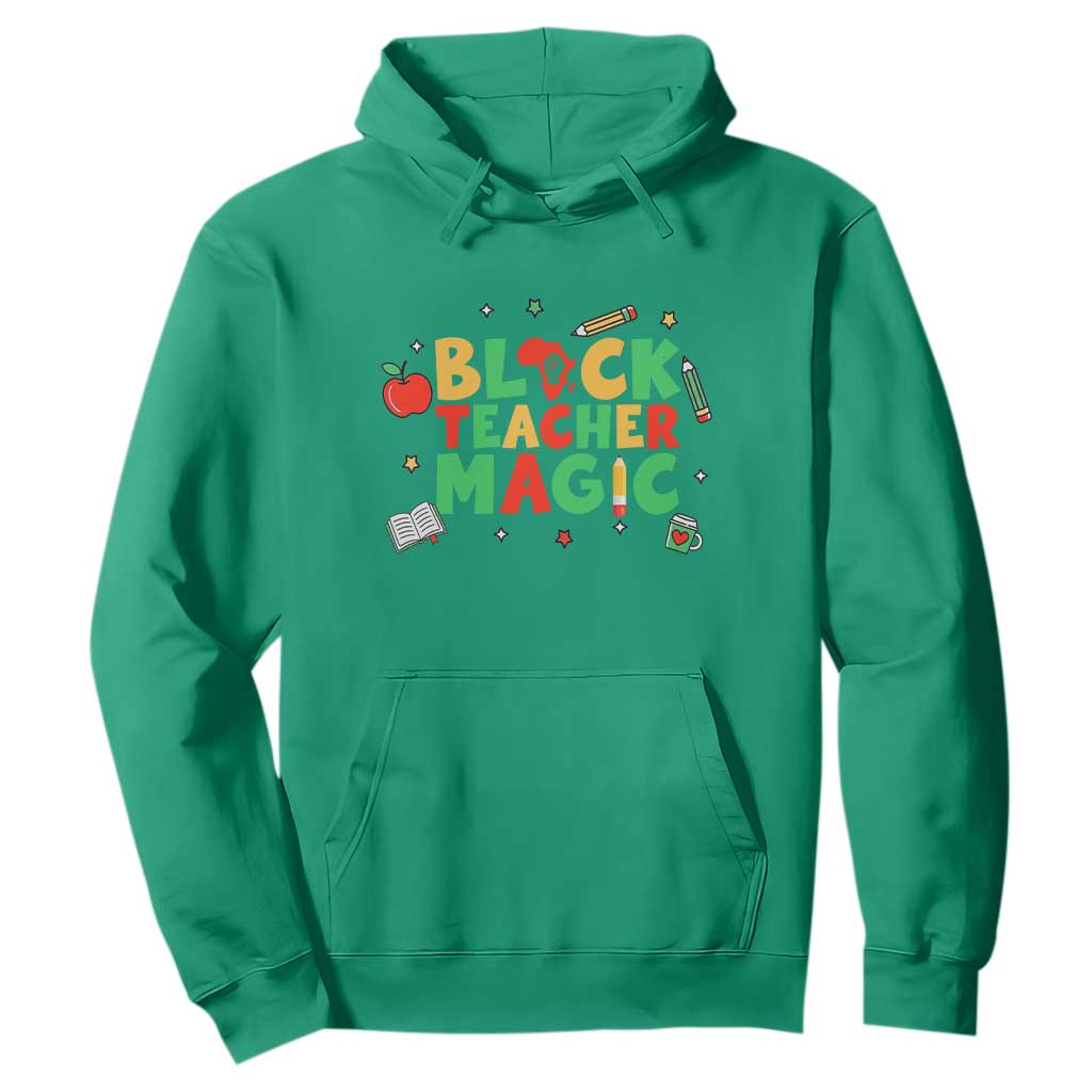 Inspirational Black Teacher Magic Hoodie African American History Month - African Pride
