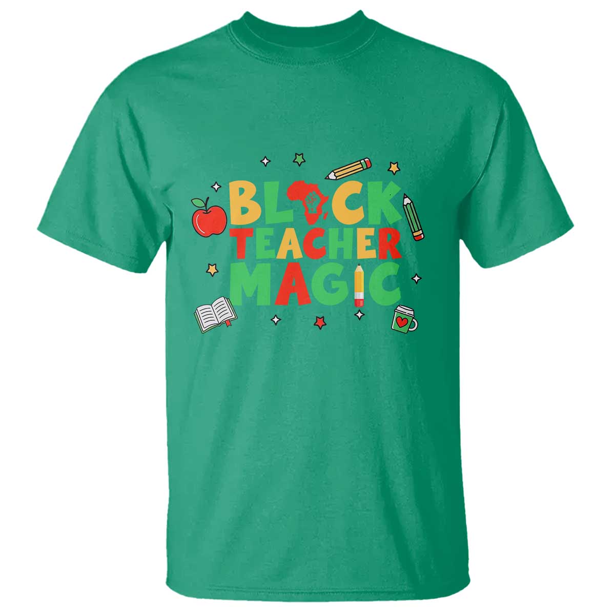 Inspirational Black Teacher Magic T Shirt African American History Month - African Pride