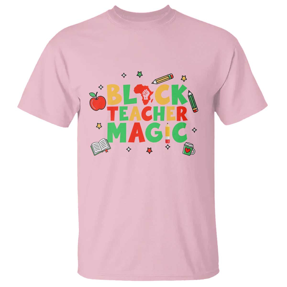 Inspirational Black Teacher Magic T Shirt African American History Month - African Pride