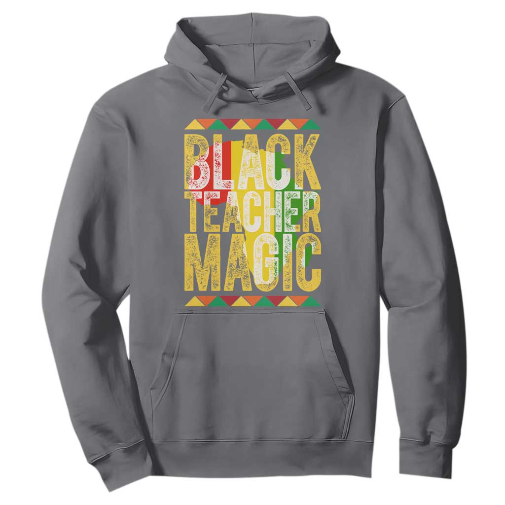 Black History Month Gift Hoodie Black Teacher Magic - African Pride