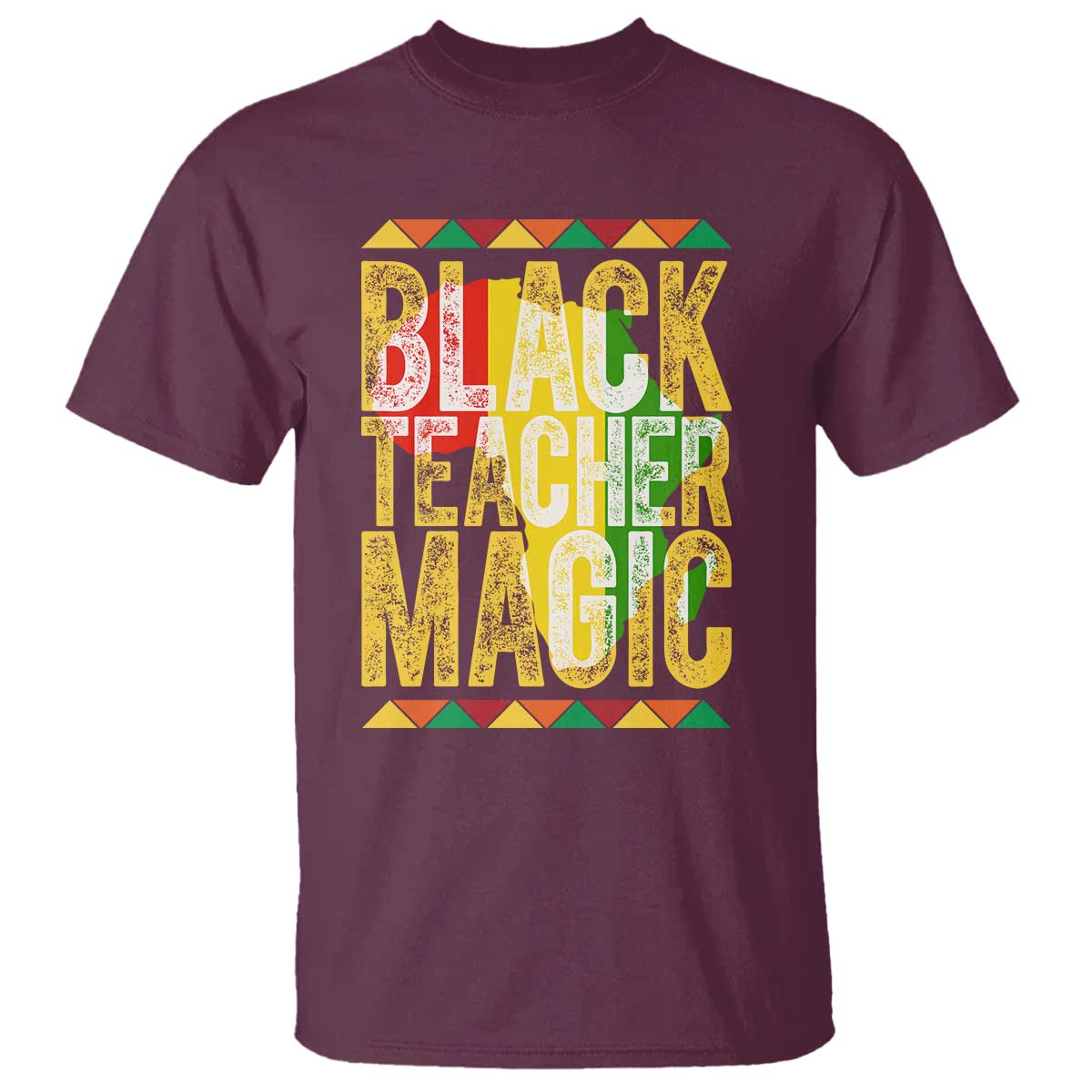 Black History Month Gift T Shirt Black Teacher Magic - African Pride