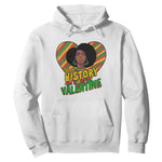 Black History Is My Valentine Hoodie Gift For Black Women - African Pride