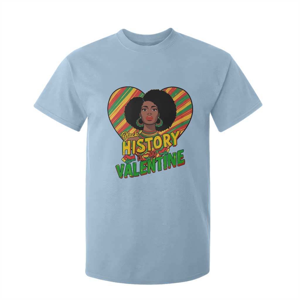 Black History Is My Valentine T Shirt For Kid Gift For Black Women - African Pride