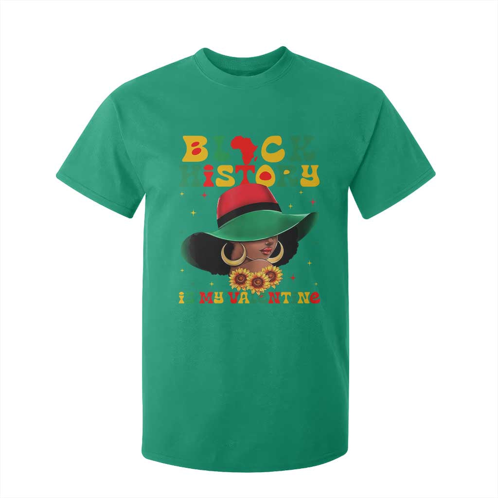 Black History Is My Valentine T Shirt For Kid Women Gift For February - African Pride