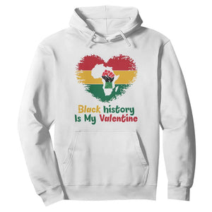 African American Women Pride Hoodie Black History Is My Valentine - African Pride