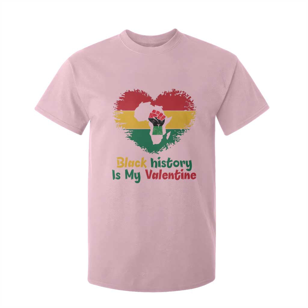 African American Women Pride T Shirt For Kid Black History Is My Valentine - African Pride
