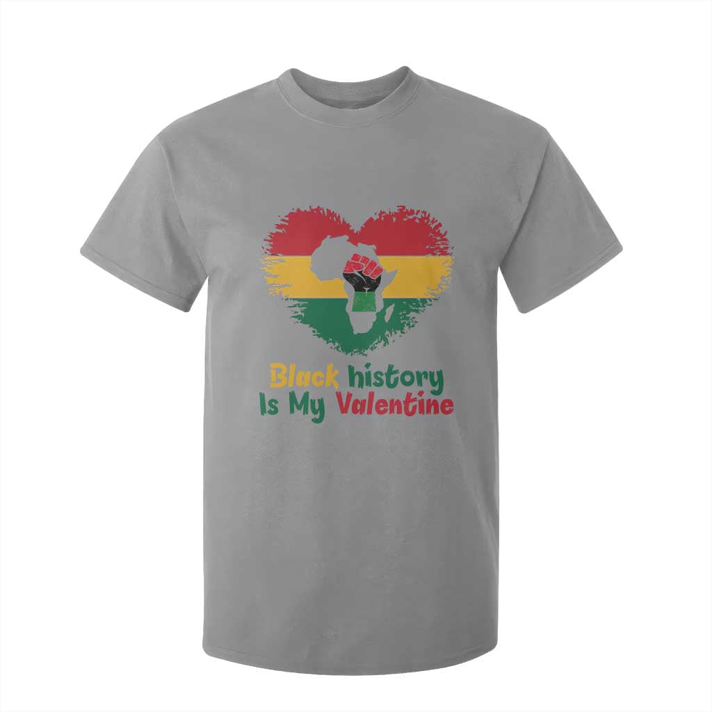 African American Women Pride T Shirt For Kid Black History Is My Valentine - African Pride