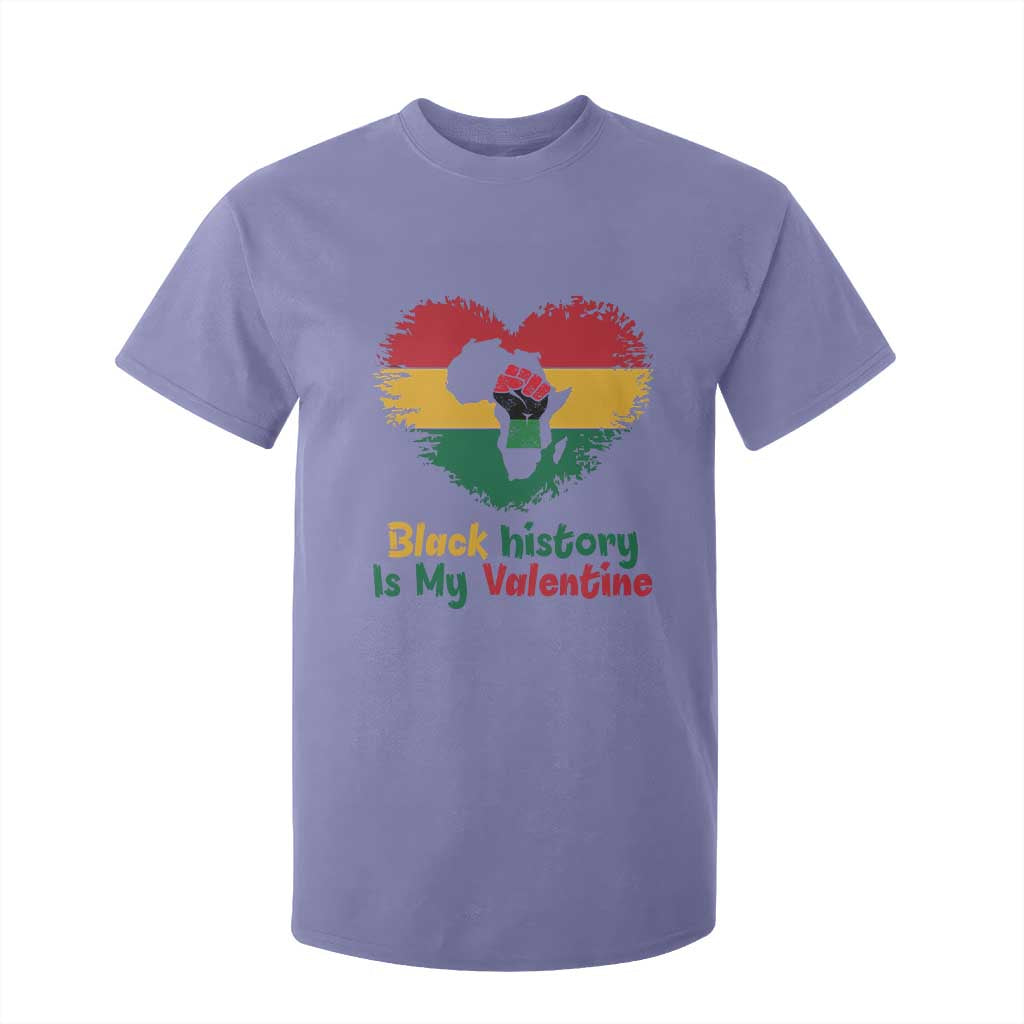 African American Women Pride T Shirt For Kid Black History Is My Valentine - African Pride