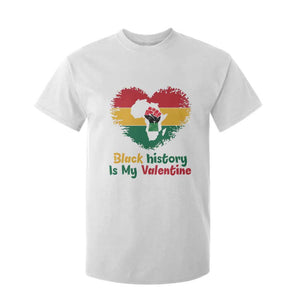 African American Women Pride T Shirt For Kid Black History Is My Valentine - African Pride