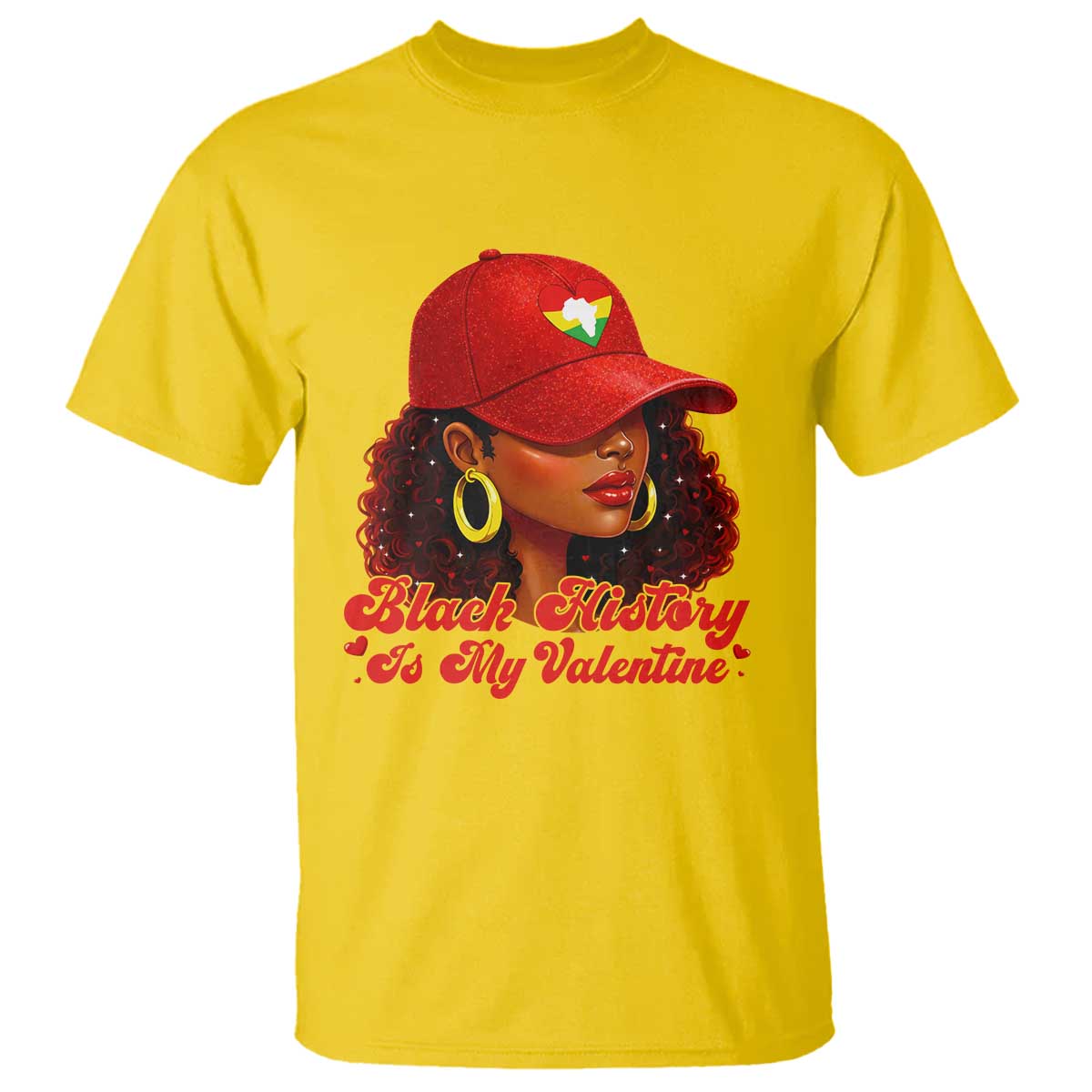 Black History Is My Valentine T Shirt Melanin Pride Valentines Day Gift - African Pride