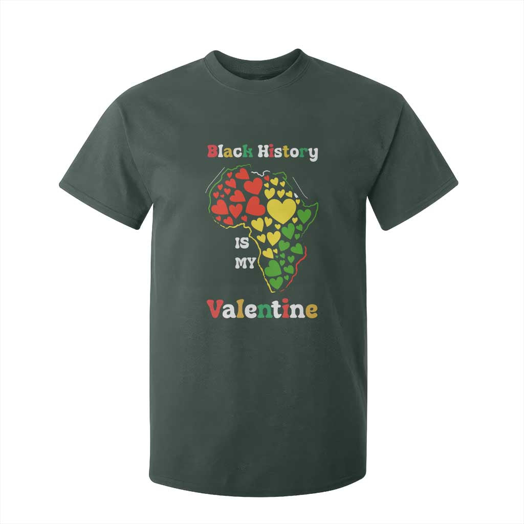 Melanin Queen Black History Month T Shirt For Kid Is My Valentine - African Pride