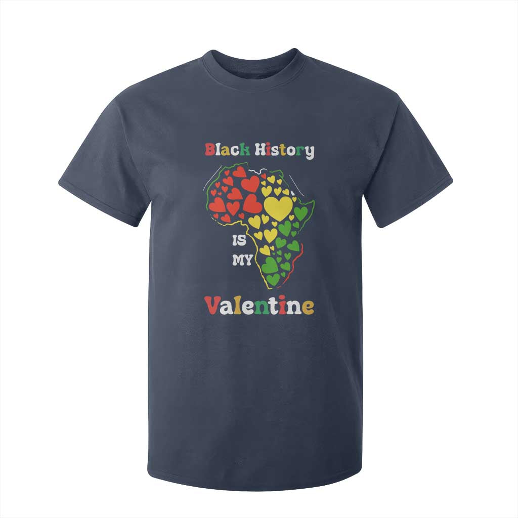 Melanin Queen Black History Month T Shirt For Kid Is My Valentine - African Pride