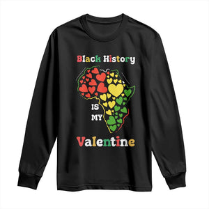 Melanin Queen Black History Month Long Sleeve Shirt Is My Valentine - African Pride