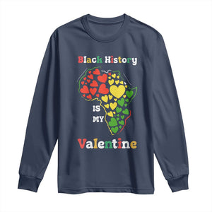 Melanin Queen Black History Month Long Sleeve Shirt Is My Valentine - African Pride