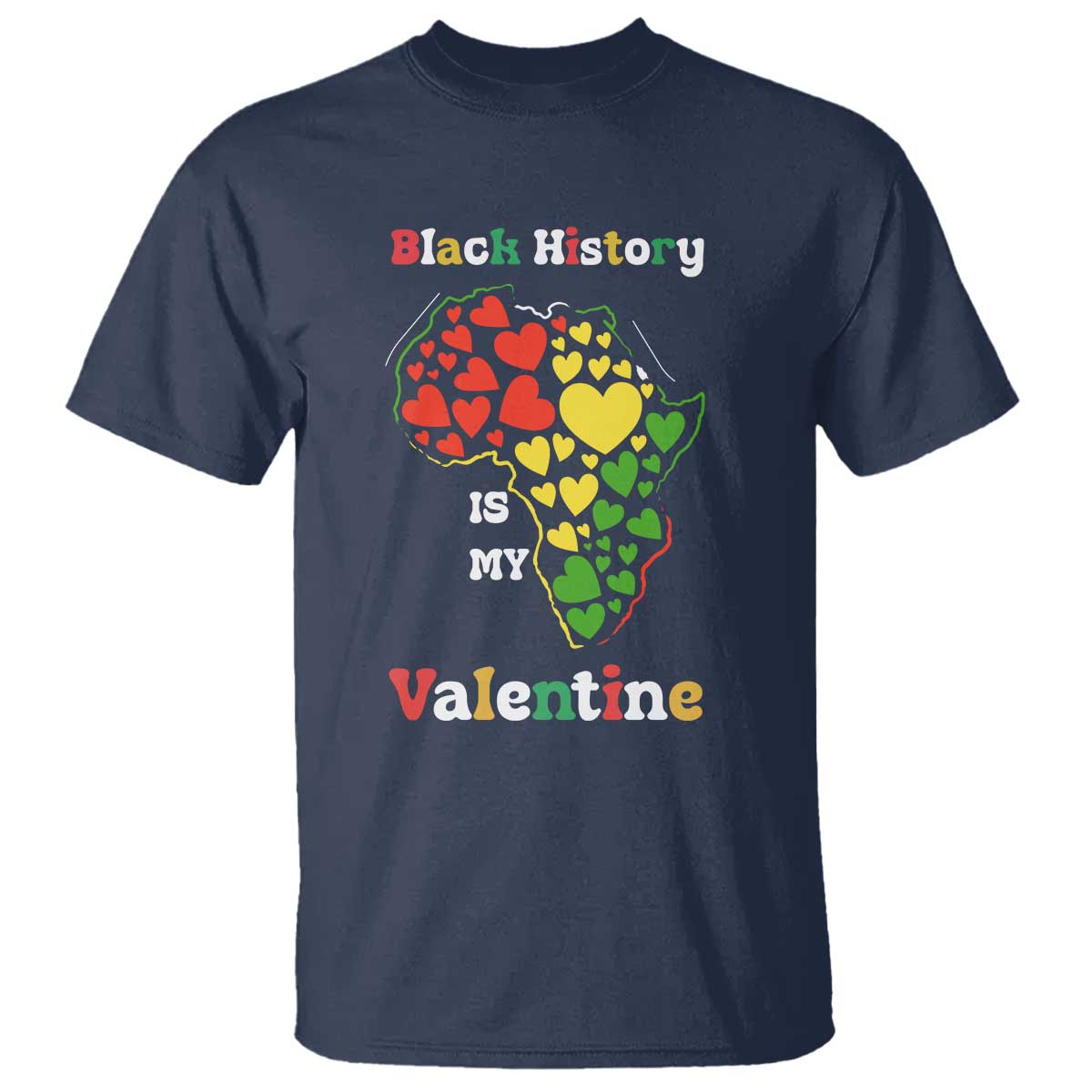 Melanin Queen Black History Month T Shirt Is My Valentine - African Pride