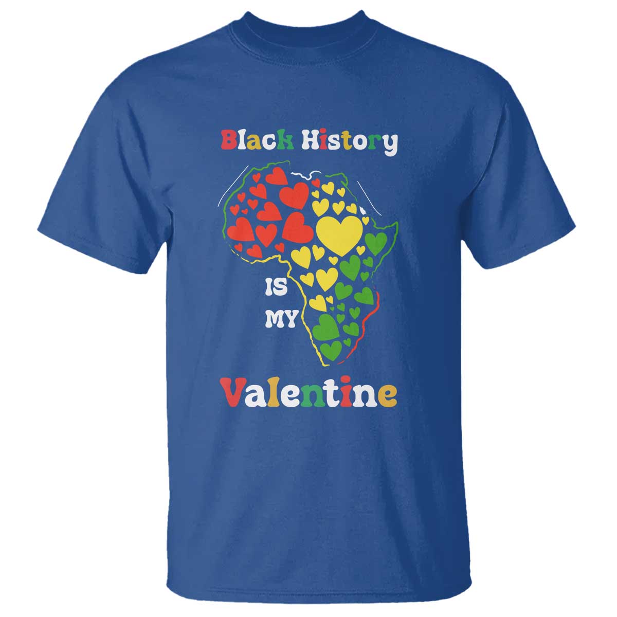 Melanin Queen Black History Month T Shirt Is My Valentine - African Pride