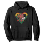 Cute Black Cupid Hoodie Melanin Pride Valentines Day Gift - African Pride