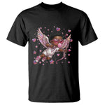 Cute Black Cupid T Shirt African American Valentines Day Gift - African Pride