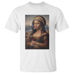 Funny Black Mona Lisa T Shirt Melanin Queen Black History Month