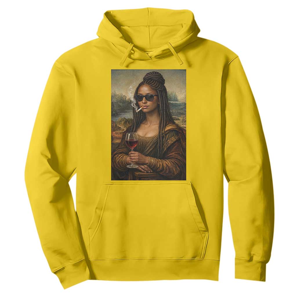 Black Mona Lisa African American Hoodie Black History Month