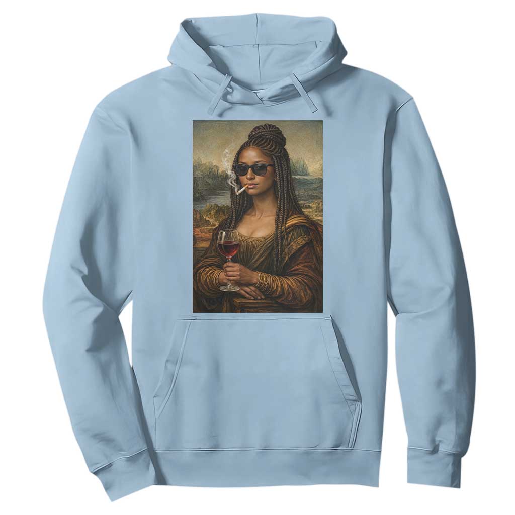 Black Mona Lisa African American Hoodie Black History Month