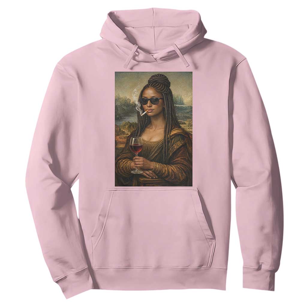 Black Mona Lisa African American Hoodie Black History Month