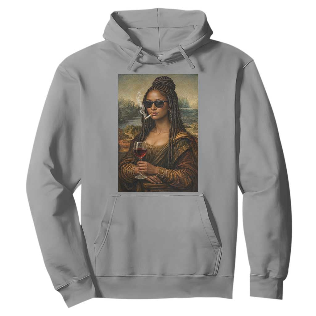 Black Mona Lisa African American Hoodie Black History Month