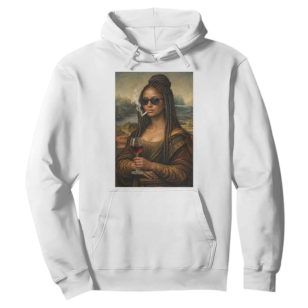Black Mona Lisa African American Hoodie Black History Month
