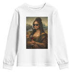 Black Mona Lisa African American Youth Sweatshirt Black History Month