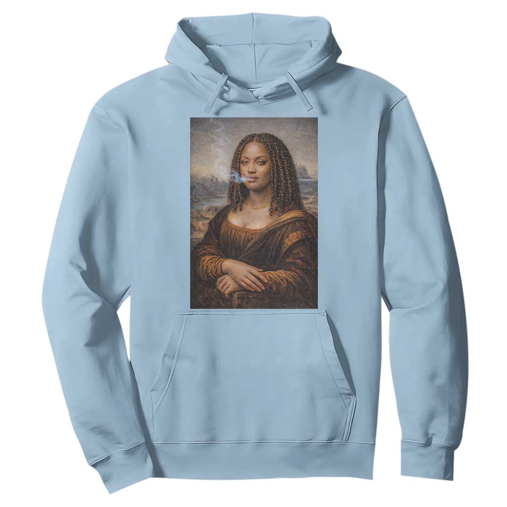 Funny Black Mona Lisa Hoodie African American Pride