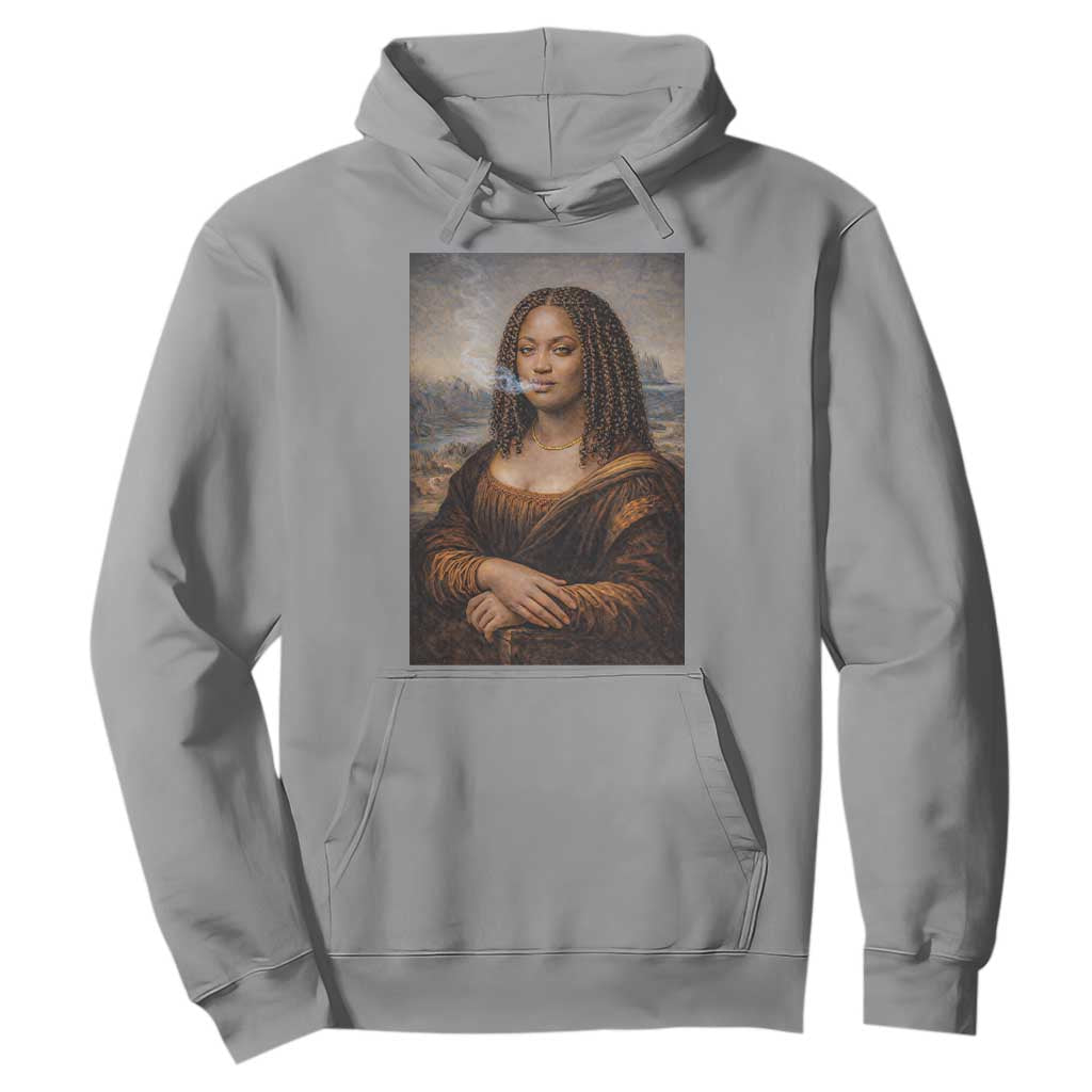 Funny Black Mona Lisa Hoodie African American Pride